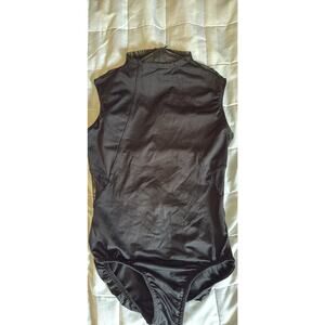 MOTIONWEAR BLACK LEOTARD ADULT MEDIUM
